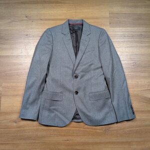J. Crew Ludlow Blazer Women's Size 6 Gray 100% Wool Vitale Barberis Canonico